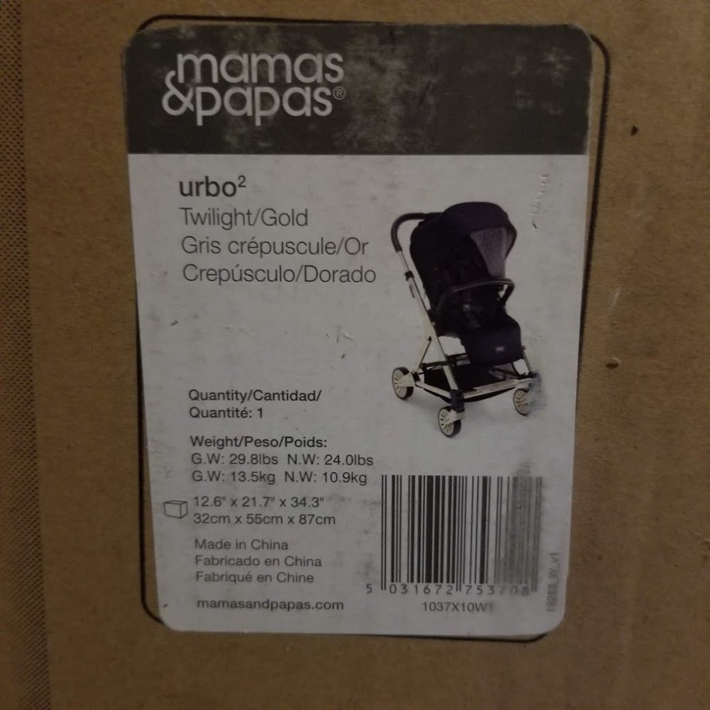 COPY - EUC | Preowned Mamas and Papas | Urbo2 Stroller | Twilight Gold - Picture 10 of 16
